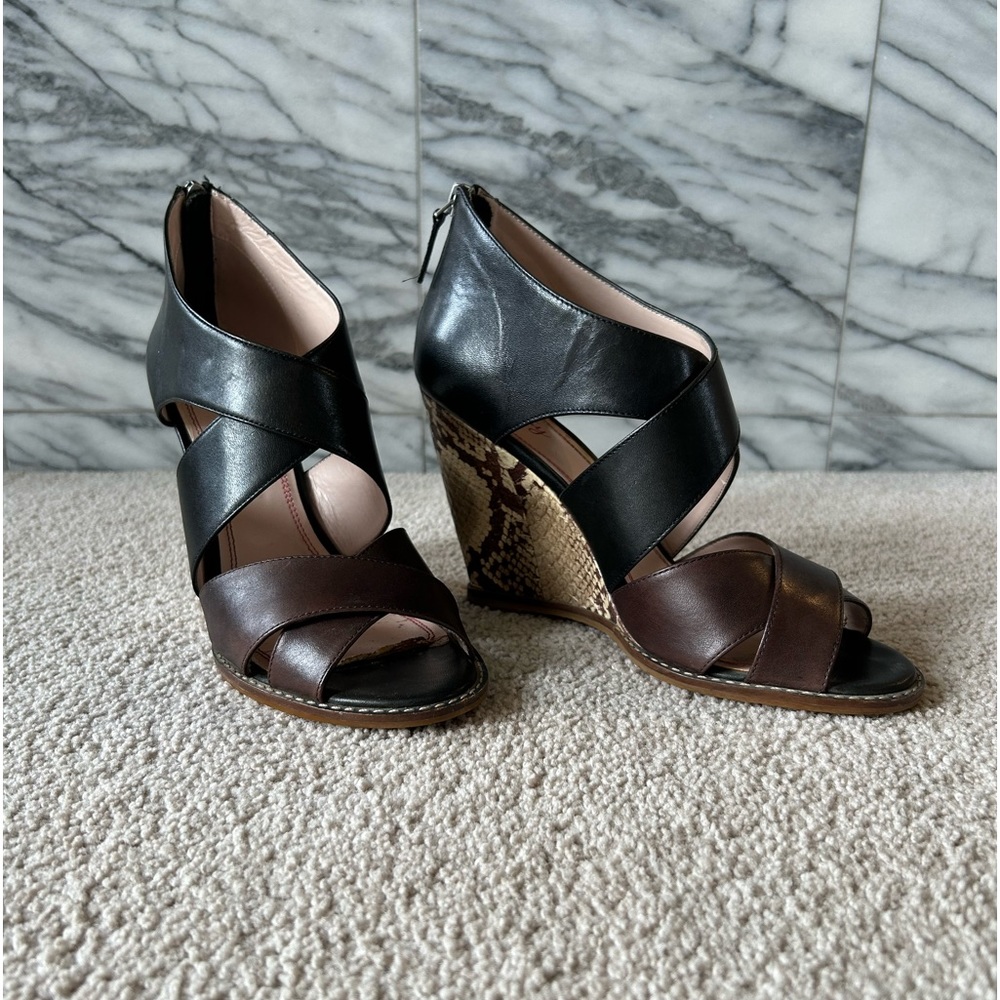 Plenty by Tracy Reese leather wedges